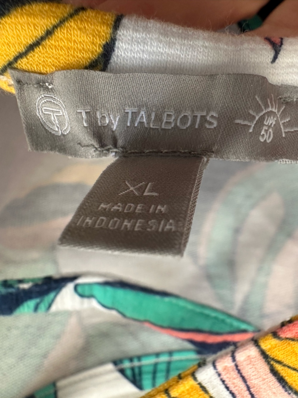 Talbots Multicolor Tropical Print Shift Dress - Picture 2 of 9